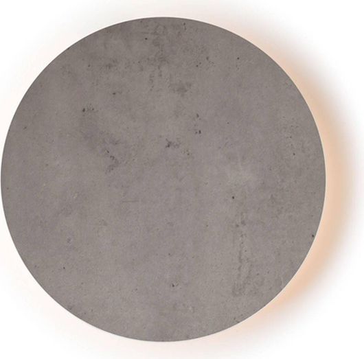 Φωτιστικό Τοίχου Aca Μοντέρνο με Ενσωματωμένο LED & Θερμό Λευκό Φως Γκρι Πλάτους 40cm