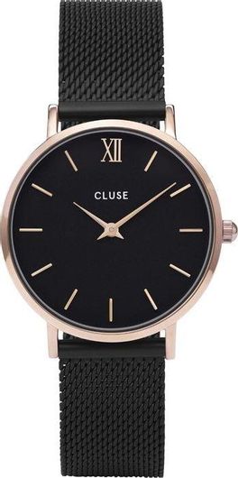 Γυναικείο Ρολόι Cluse CW0101203024 με Μεταλλικό Μπρασελέ 33mm Χρυσό