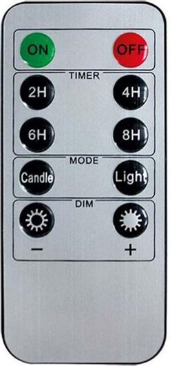 Τηλεχειριστήριο 123LED LDR07064 για Φωτιστικά Κεριά LED
