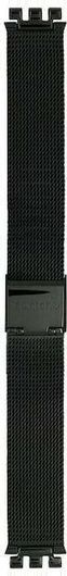 Λουράκι Ρολογιού Swatch ΑSVOB100M Skinotte Μεταλλικό Μπρασελέ Μαύρο 17mm