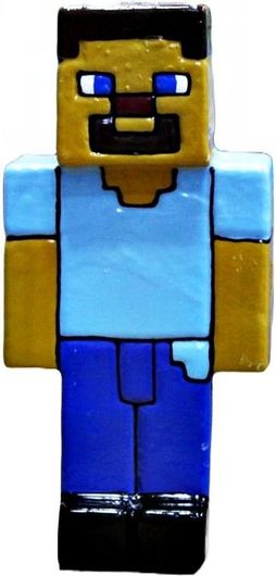 Πασχαλινή Λαμπάδα Gerakis 03125 Μάινκραφτ Μπλε 3D