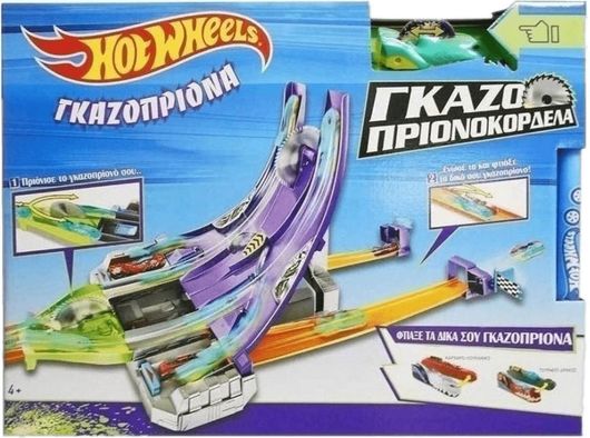 Παιχνιδολαμπάδα Mattel Hot Wheels Γκαζοπριονοκορδέλα για 4+ Ετών