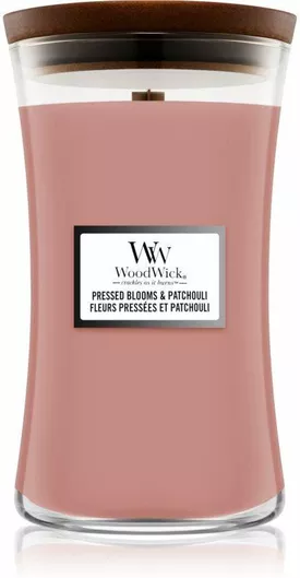 Αρωματικό Κερί WoodWick σε Βάζο με Άρωμα Pressed Blooms & Patchouli 609.5gr