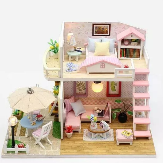 Κουκλόσπιτο DIY KX6996 Ξύλινο