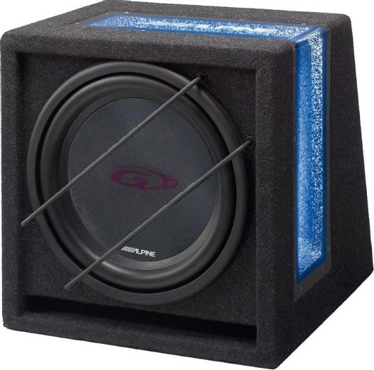 Subwoofer Αυτοκινήτου Alpine SBG-844BR 8" 120W RMS με Κούτα