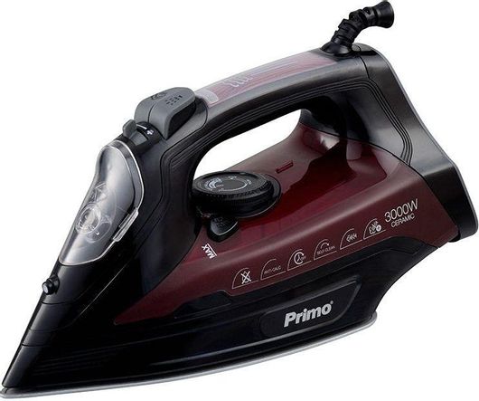 Σίδερο Ατμού Primo PRSI-40313 3000W με Συνεχόμενη Παροχή 30gr/min & Κεραμική Πλάκα