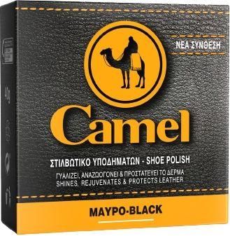 Βαφή Παπουτσιών Camel για Δέρμα 40ml Μαύρο