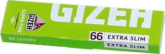 Χαρτάκια Στριφτού Gizeh Extra Slim Super Fine 66 Φύλλα