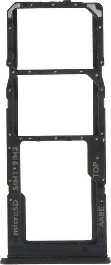 Βάση Κάρτας SIM για Samsung Galaxy A02 Dual Card Version Black