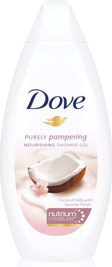 Αφρόλουτρο Dove Purely Pampering Κρεμώδες Γάλα Καρύδας & Πέταλα Γιασεμιού 55ml