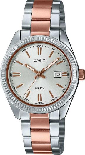 Γυναικείο Ρολόι Casio LTP-1302PRG-7AVEF με Μεταλλικό Μπρασελέ 30.2mm Πολύχρωμο