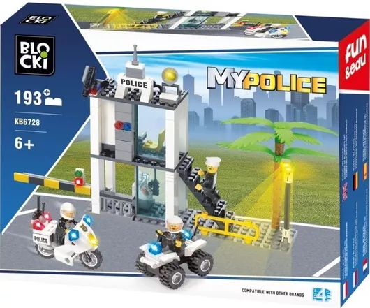 Τουβλάκια Blocki MyPolice Small Police Station για 6+ Ετών 193τμχ