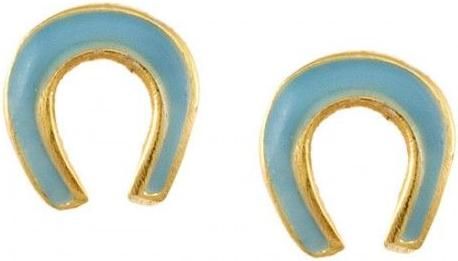 Παιδικά Σκουλαρίκια Baby Bling BB011516 Ασημένια Παιδικά Επιχρυσωμένα με Σμάλτο