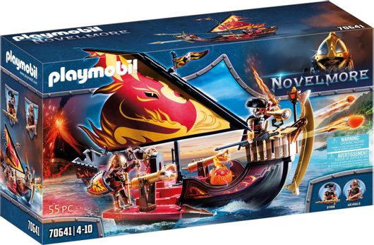 Playmobil Novelmore Πλοίο της Φωτιάς του Burnham για 4-10 ετών