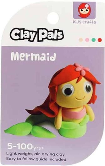 Πηλός Stands Out Clay Pals Mermaid Πολύχρωμο για 5+ Ετών
