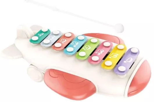 Μουσικό Παιχνίδι Luna Toys Μεταλλόφωνο Ροζ για 18+ Μηνών