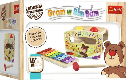 Μουσικό Παιχνίδι Trefl Bim Bam Ξύλινο Σετ για 18+ Μηνών