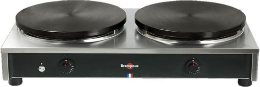 Κρεπιέρα Επαγγελματική Krampouz CSCS8MA-KR Διπλή Ηλεκτρική με Εστία Ø40cm