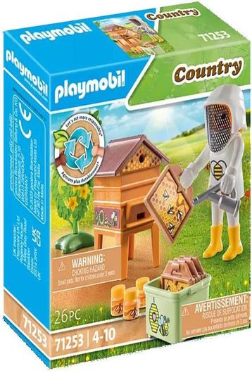 Playmobil Country Μελισσοκόμος με Κηρήθρες για 4+ Ετών #71253