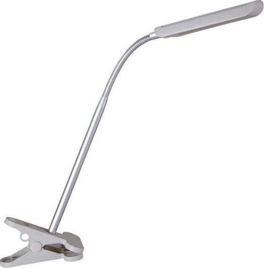 Φωτιστικό Γραφείου Spot Light LED με Εύκαμπτο Βραχίονα & Κλιπ Γκρι