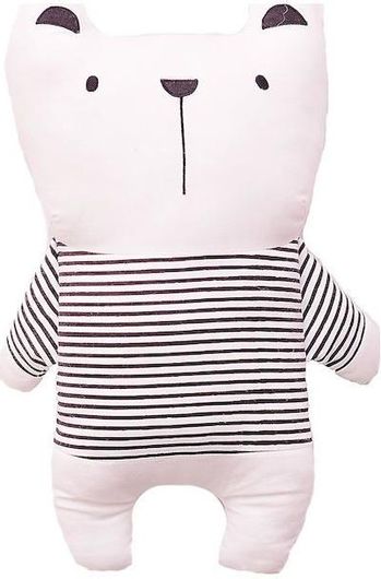 Διακοσμητικό Μαξιλάρι Κούνιας Bizzi Growin Little Dreamer Bear 25x40cm Εκρού