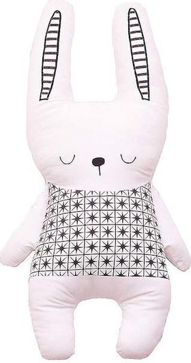 Διακοσμητικό Μαξιλάρι Κούνιας Bizzi Growin Little Dreamer Rabbit 25x40cm Εκρού