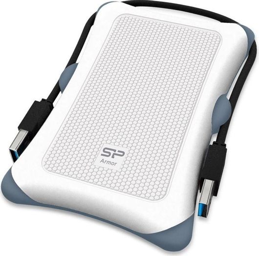 Εξωτερικός Σκληρός Δίσκος HDD Silicon Power Armor A30 USB 3.0 2TB 2.5" Λευκό / Γκρι