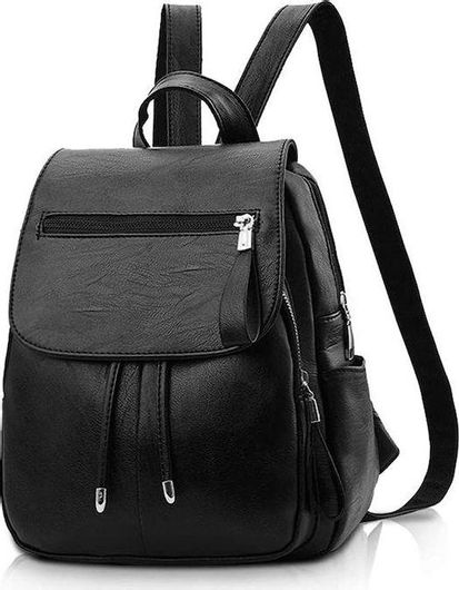 Roxxani LBAG-0018 Πλάτης από Δερματίνη Μαύρο