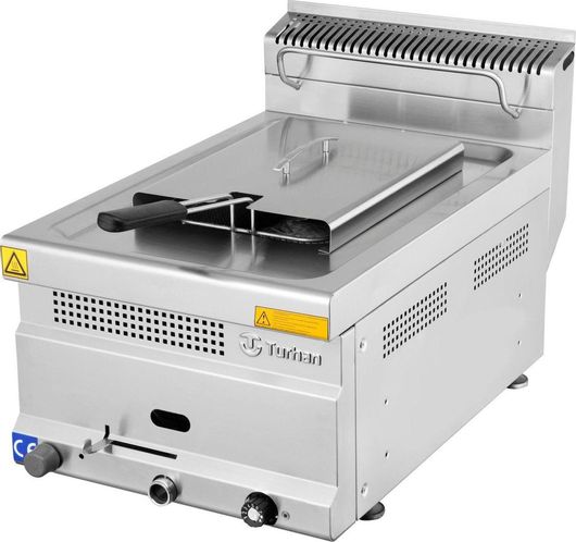 Επαγγελματική Φριτέζα Karamco Υγραερίου 7kW Χωρητικότητας 8lt 40x63x30cm TC.6FG400