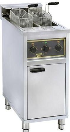 Επαγγελματική Φριτέζα Roller Grill Ηλεκτρική Διπλή 12kW Χωρητικότητας 2x5lt 40x60x98cm