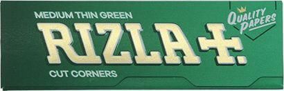 Χαρτάκια Στριφτού Rizla Medium Thin Πράσινο 50 Φύλλα