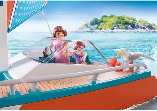 Παιχνιδολαμπάδα Playmobil Catamaran για 4+ Ετών #71043