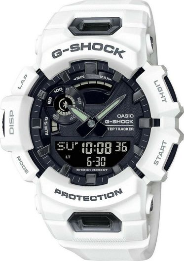 Smartwatch Casio G-SQUAD Metal Strap White