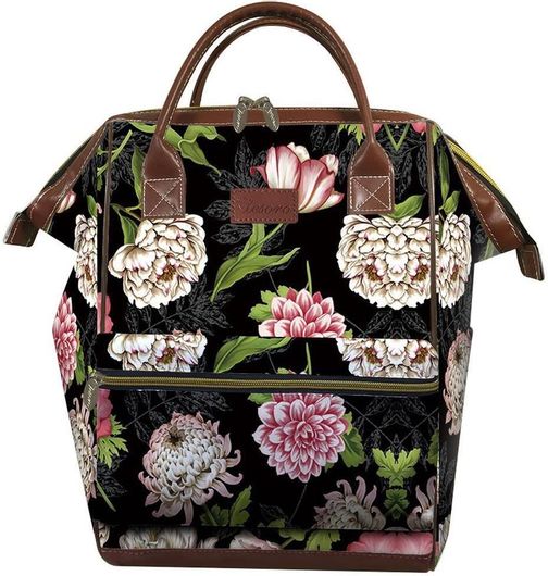 Τσάντα Αλλαξιέρα Διακάκης Tesoro Flowers Ώμου / Χειρός Πολύχρωμο