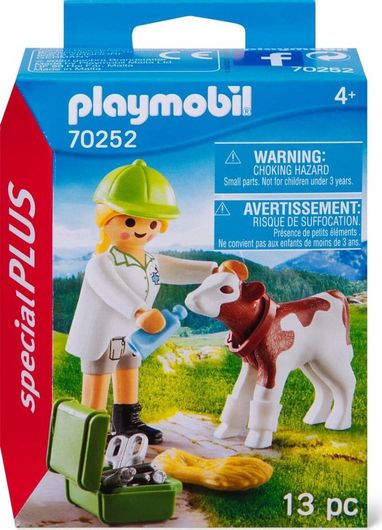 Playmobil Special Plus Vet with Calf για 4 ετών