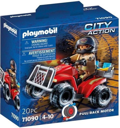 Playmobil City Action Fire Rescue Quad για 4+ Ετών #71090