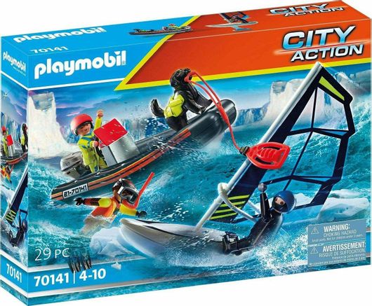 Playmobil City Action Polar Sailor Rescue With Dinghy για 4+ Ετών #70141