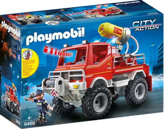 Playmobil City Action Όχημα Πυροσβεστικής με Τροχαλία Ρυμούλκησης για 4 ετών