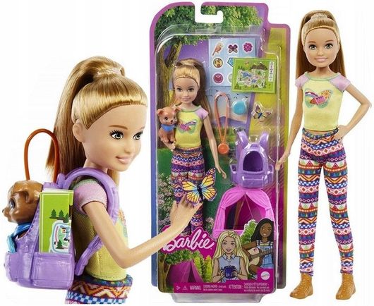 Κούκλα Mattel Barbie Stacie Camping για 3+ Ετών