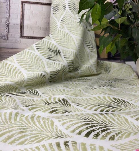 Μαξιλαροθήκες MayHome Primavera από Περκάλι Σετ 2τμχ με Φάσα 50x70cm Πράσινο