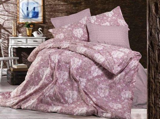 Μαξιλαροθήκες MayHome από Βαμβάκι & Πολυεστέρα Σετ 2τμχ με Φάσα 50x70cm Ροζ