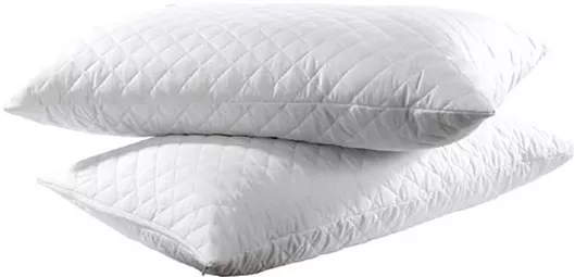 Προστατευτικά Μαξιλαριών Next Καπιτονέ Σετ 2τμχ 50x70cm Λευκό