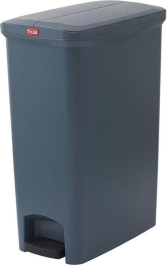 Κάδος Απορριμμάτων Πλαστικός με Πεντάλ 50lt Γκρι