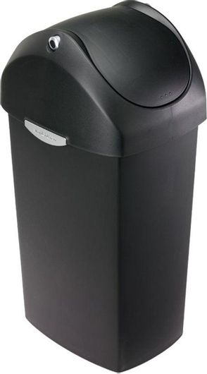 Κάδος Απορριμμάτων Simplehuman Πλαστικός 40lt Μαύρο