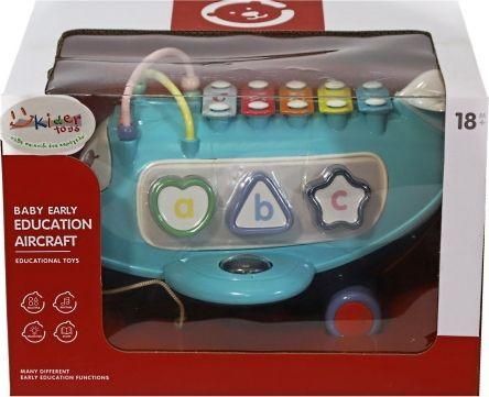 Μεταλλόφωνο Kider Toys Αεροπλάνο για 18+ Μηνών Τυχαία Επιλογή Σχεδίου