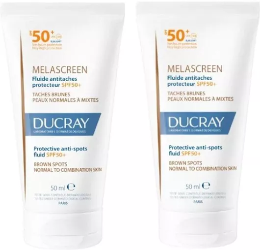 Ducray Melascreen 2x50ml Αντηλιακή Κρέμα Προσώπου SPF50