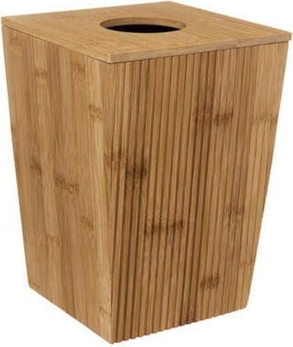 Ξύλινος Κάδος Απορριμμάτων 6lt Καφέ