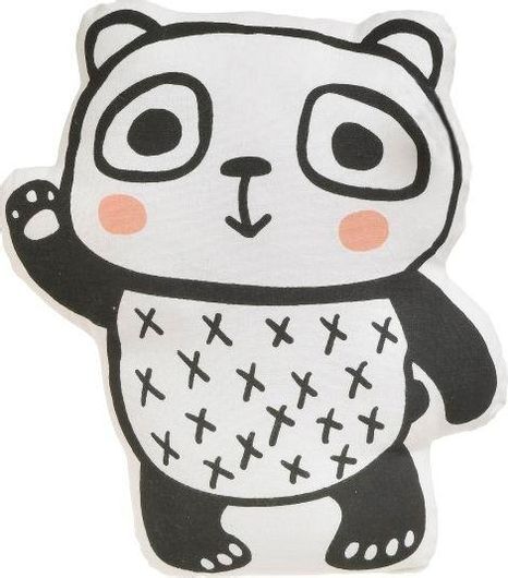 Διακοσμητικό Μαξιλάρι Κούνιας Click Πάντα 35x40cm Λευκό