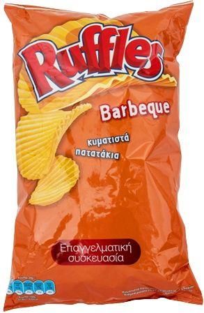 Chips Ruffles Barbeque Κυματιστά 400gr