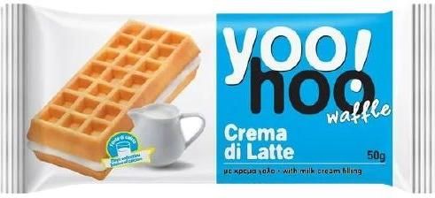 Βάφλα Yoohoo! Κρέμα από Γάλα 50gr